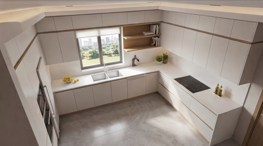 П-образная кухня «Сканди U 3.0»