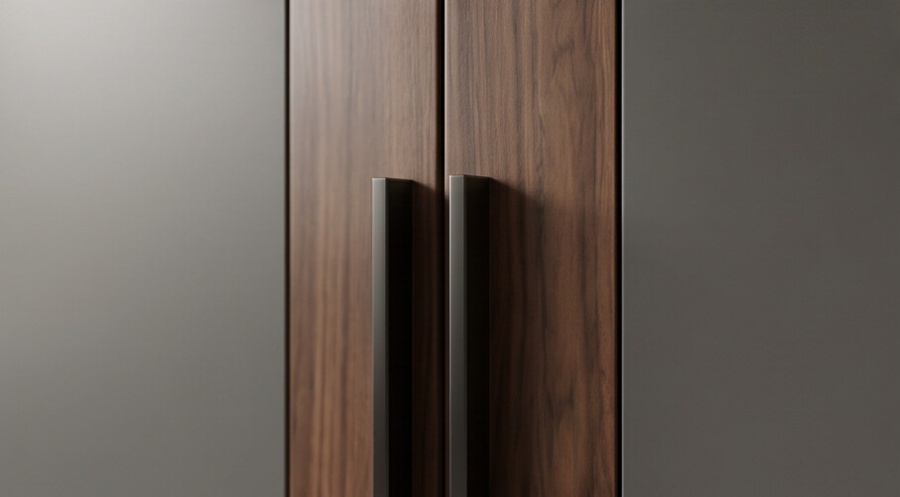 Распашной шкаф «Графит Вуд 2.4»