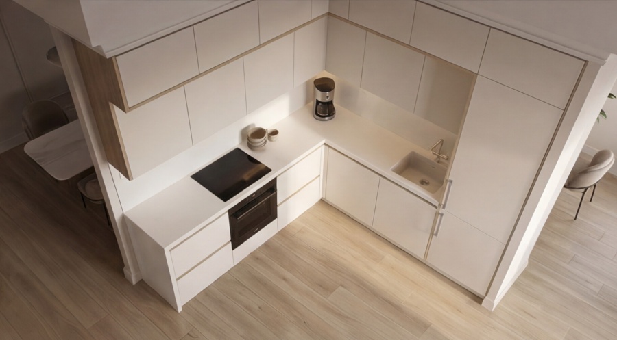 Угловая кухня «Сканди Корнер 2.8»