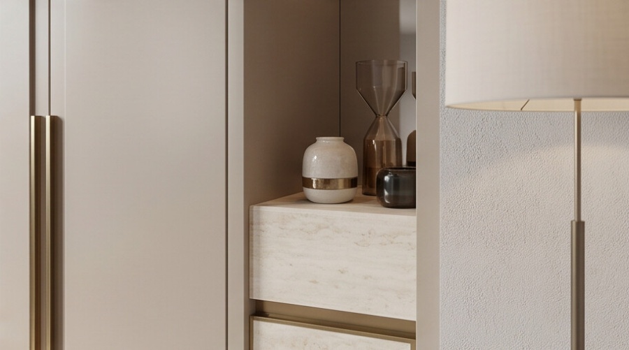 Распашной шкаф «Беж Элеганс 3.0»