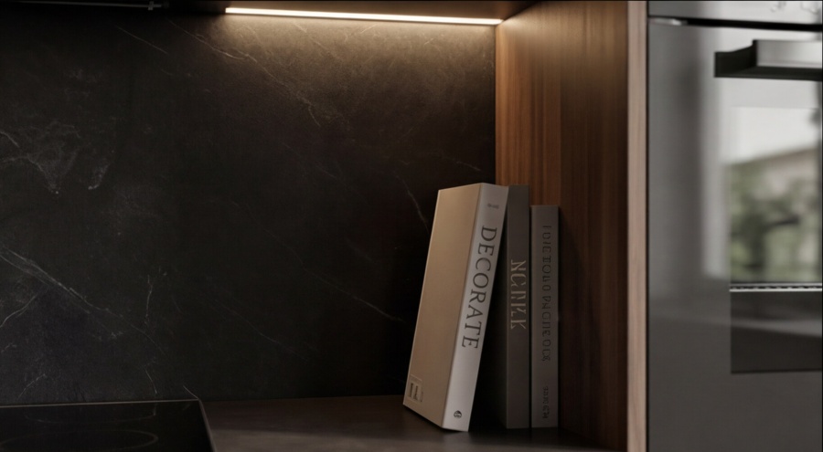 П-образная кухня «Графит U 3.6»