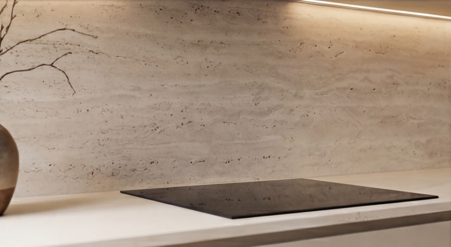 Угловая кухня «Травертин Корнер 4.0»